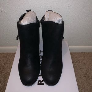 Black booties size 8.5